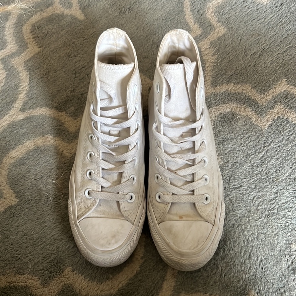 White Monochrome Converse Chuck Taylor All Star